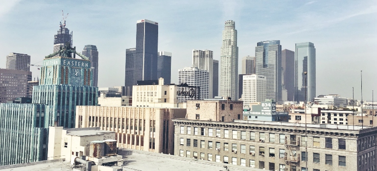 LA buildings in the daylight