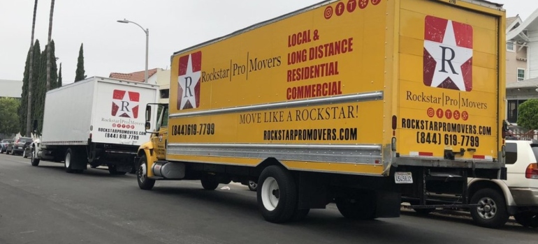 Local movers Los Angeles truck