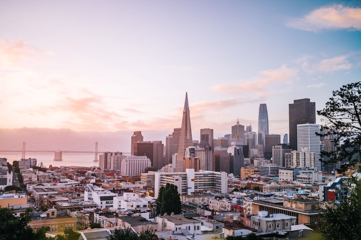 Aerial view of San Francisco