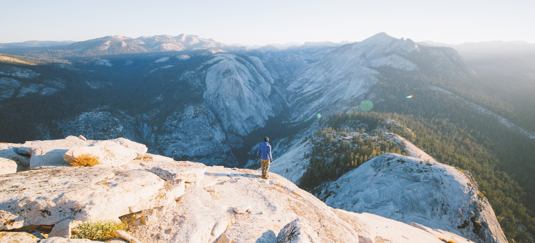 The man who, on the recommendation of the guide to California's National Parks, visited Half Dome