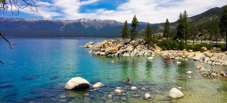 Lake Tahoe, one of the options for weekend getaways from San Francisco